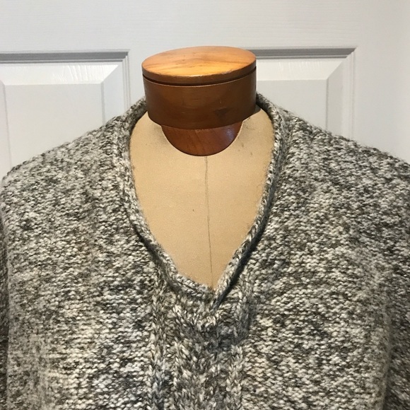 Vintage Alps British Wool Blend Grey White Sweater Women’s Size XL - Picture 3 of 8